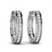 2.50 Ct Ladies RoundCut Diamond Hoop Huggie Earrings 2.50 Ct Ladies RoundCut Diamond Hoop Huggie Earrings